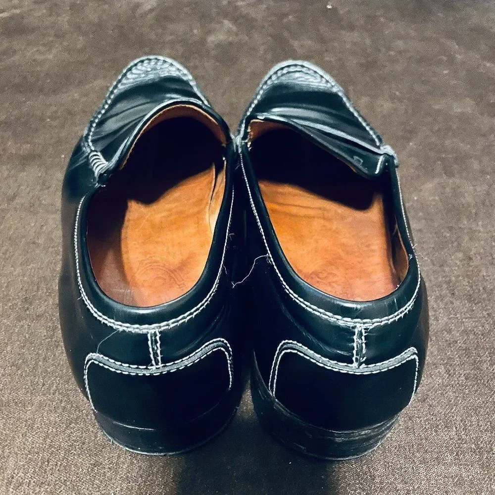 TOD's Mens Black Loafer Driving Shoes Mens size 10 US 43 EUR 9 UK non slip soles